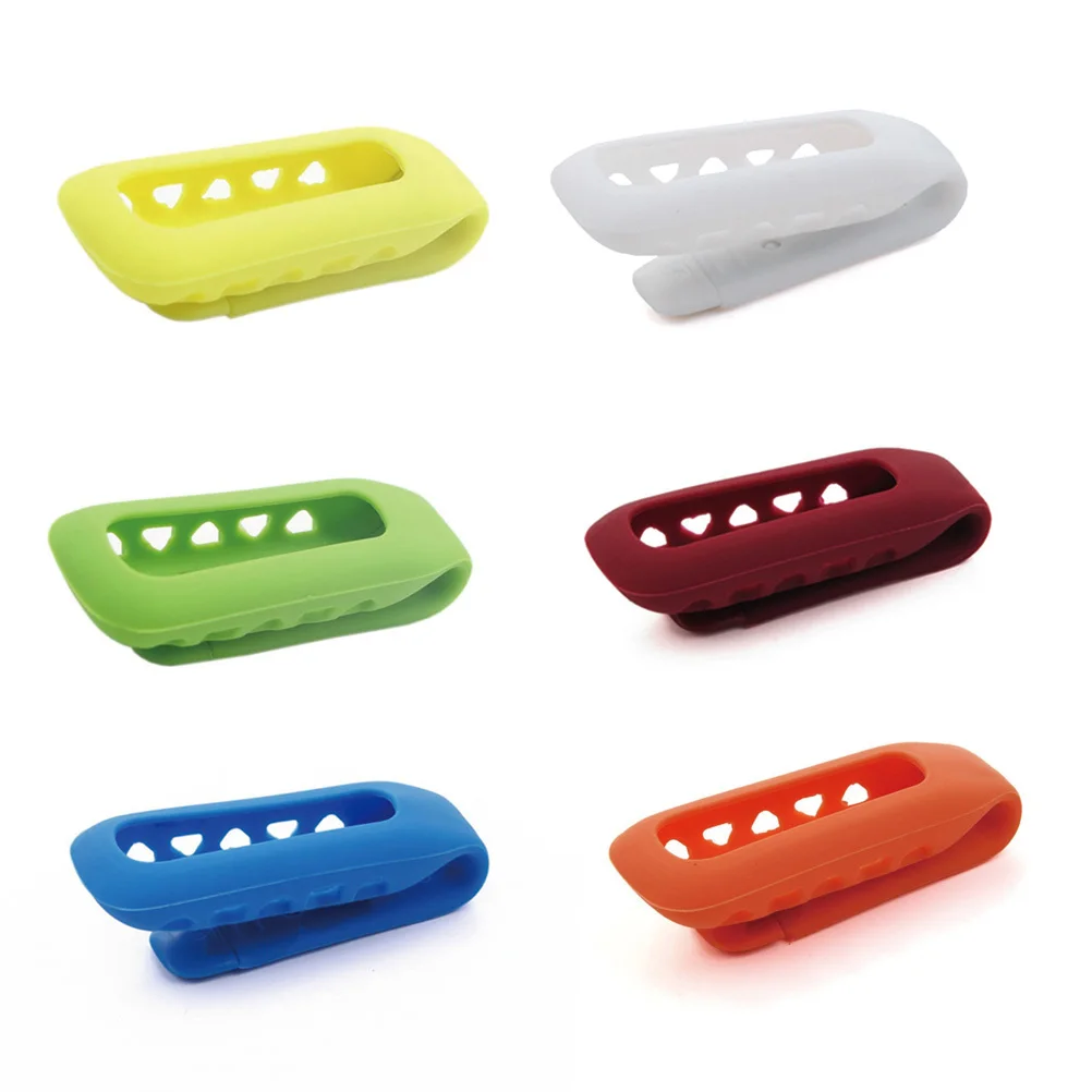

7Pcs Pedometer Silicone Colorful Replacement Case Lightweight Skin-Friendly Clip for Daily Tracking