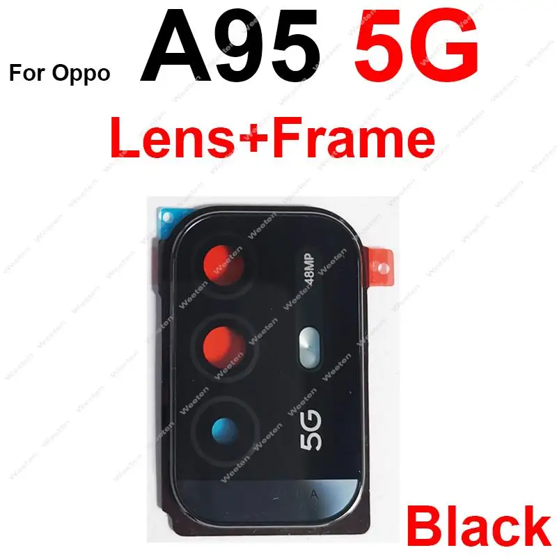 Back Rear Camera Lens Frame For OPPO A71 A74 92S 93S 94 A95 A96 4G 5G Back Camera Lens Cover Holder Parts