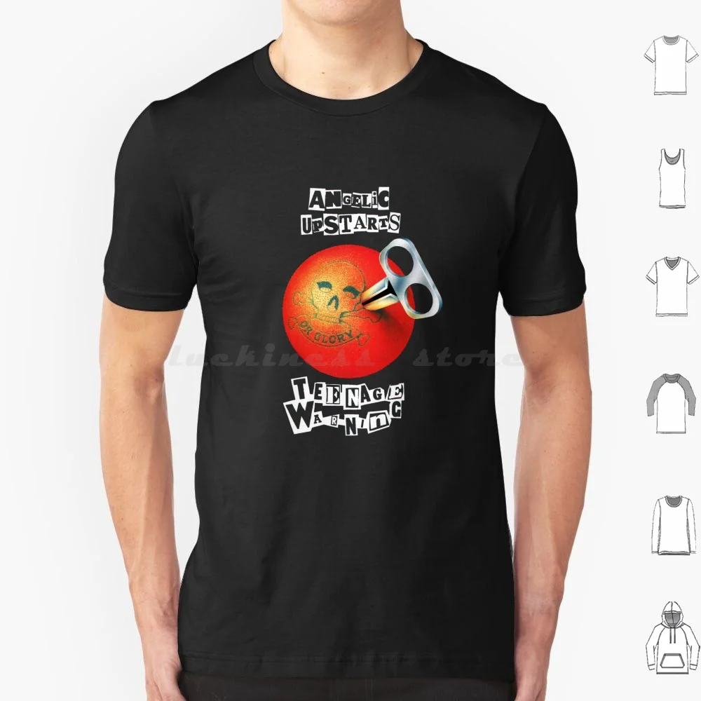 Camiseta con advertencia para adolescentes, para hombres, mujeres y niños, 6xl, Angelic Upstarts Punk Uk 1977, álbum de música, disco de vinilo, banda, artista