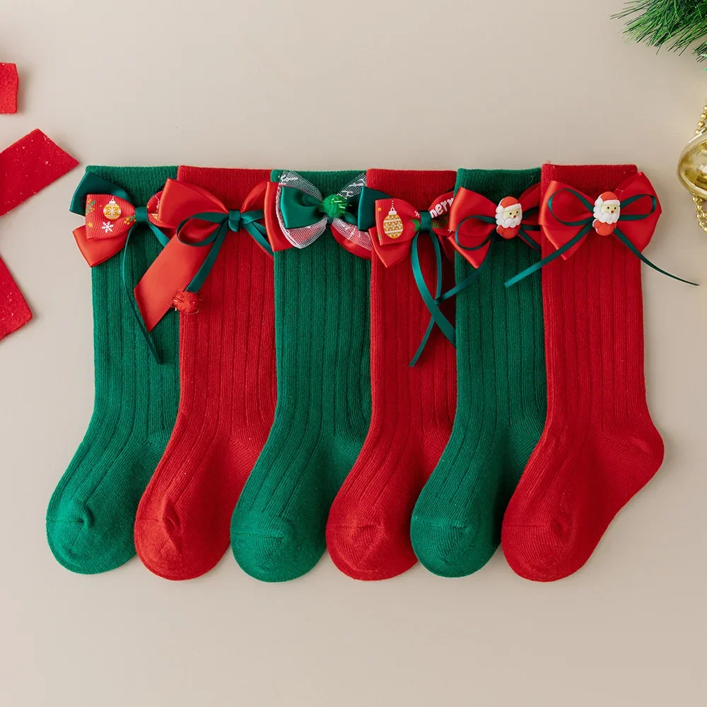 

Children's Kids Socks for Girls Boys Thicken Print Cotton Toddlers Baby Christmas Socks for Newborns Infant Short Socks Stocking