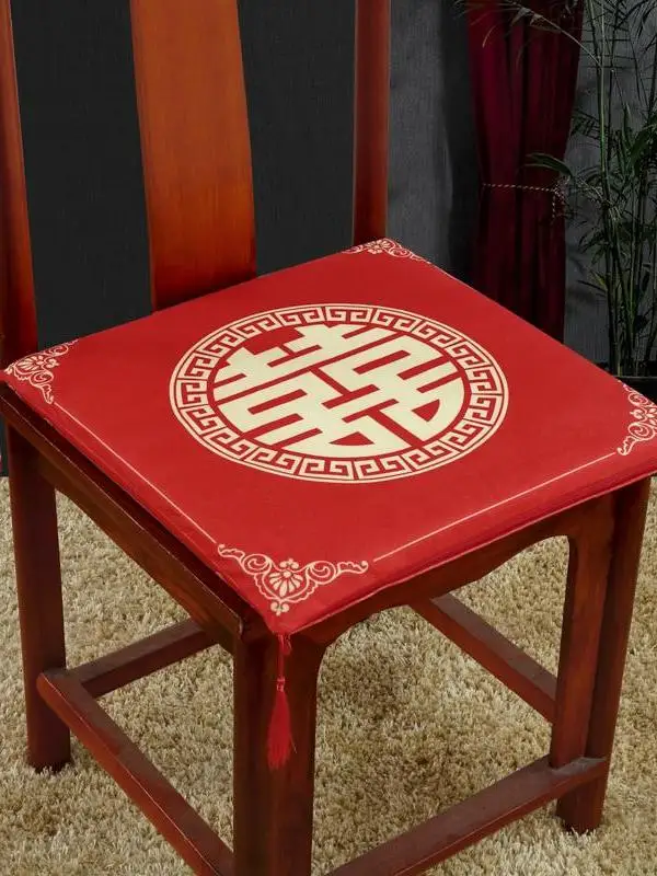 Thickened Red Wedding Ceremony Kneeling Mat Couple Tea Offering New Bride  Cushion Wedding Celebration Supplies