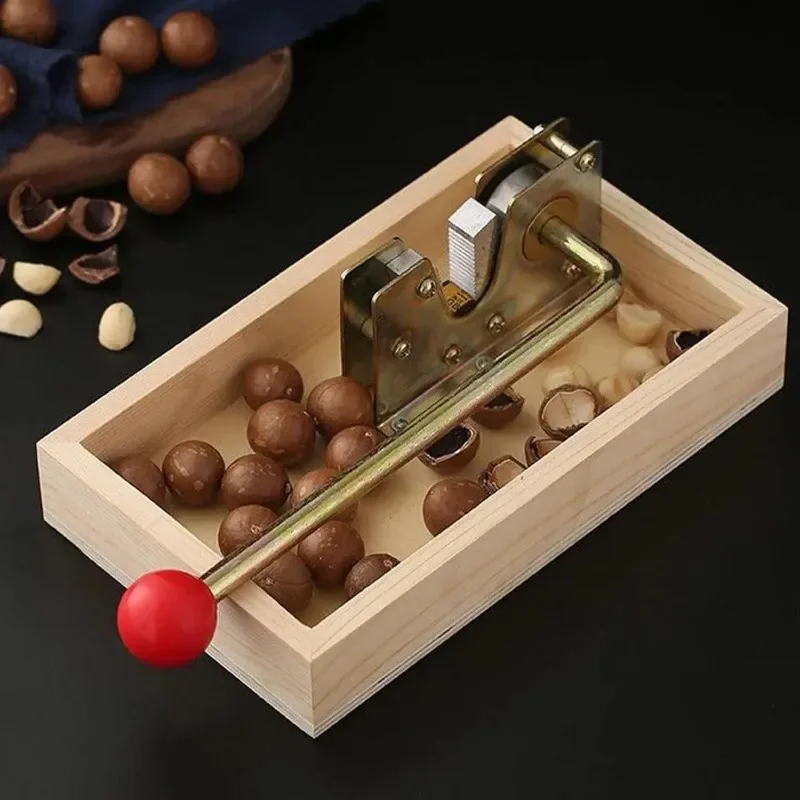 Manual Nutcracker Nut Tongs Heavy Duty Nut Cracker Macadamia Pecan Walnuts Nut Cracker Opener Tool Peeling Machine for Hazelnuts