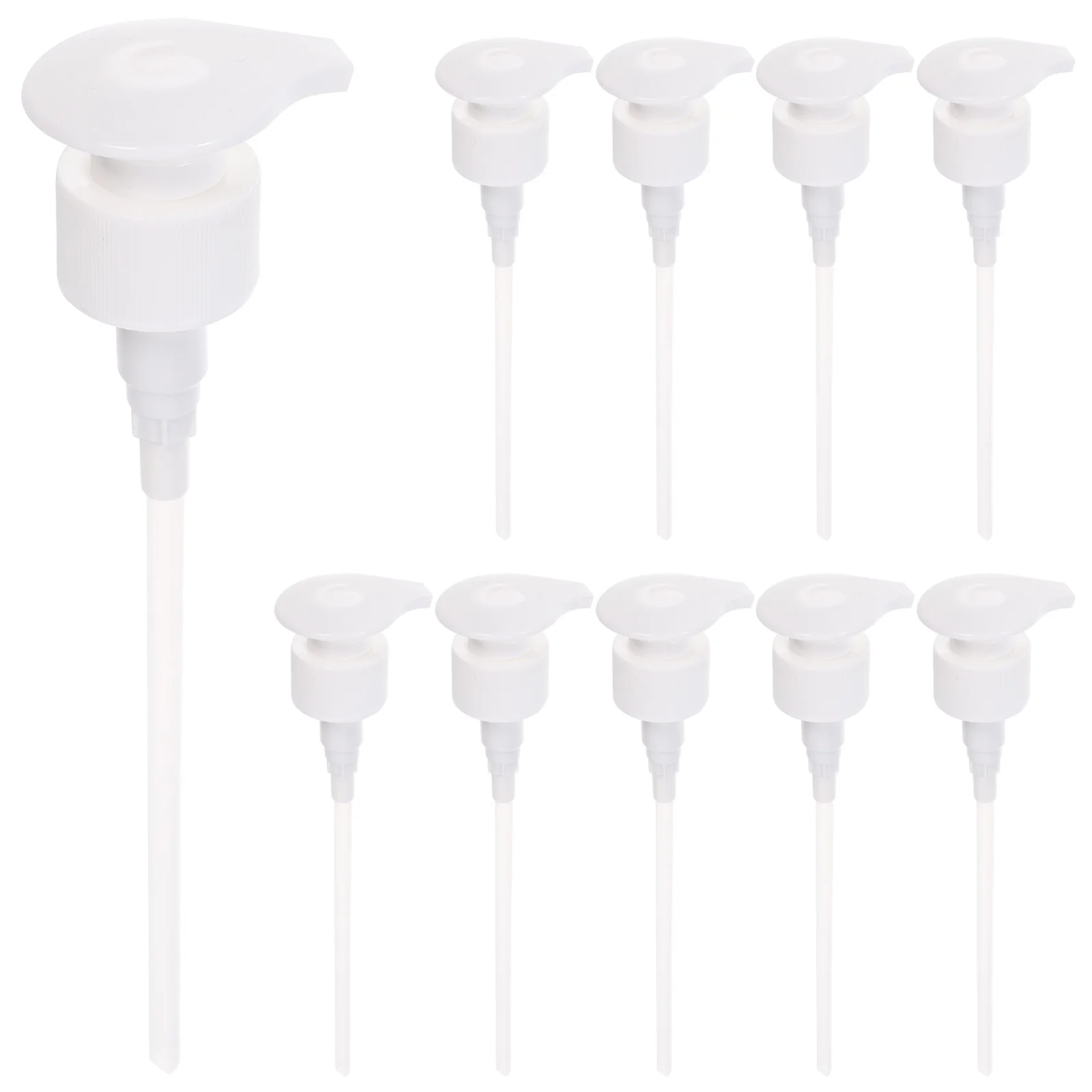 10 Pcs Hand Lotion Press Pump Head Liquid Container Dispenser Pumps Shampoo for Bottle Universal Dispensing Conditioner