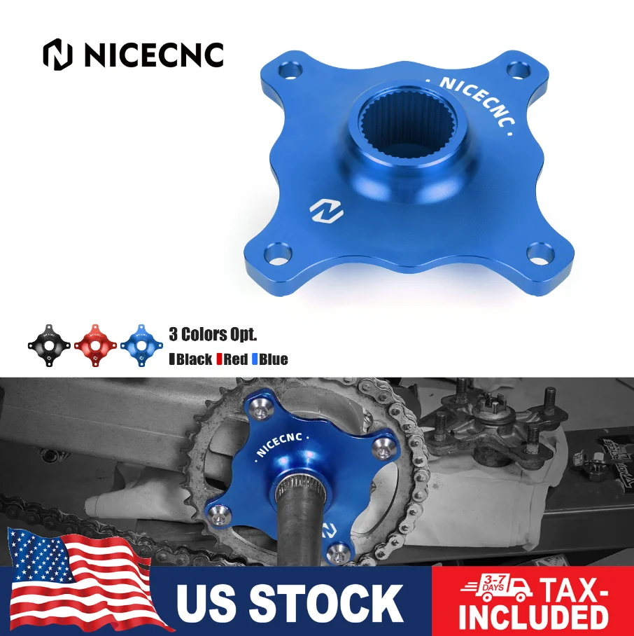 

For Yamaha Raptor 700 700R NICECNC ATV Aluminum Sprocket Wheel Hub Guard Cover Protector For Yamaha Raptor 700 700R 2006-2023