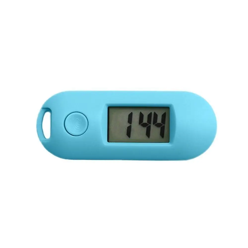 ABS Digital Electronic Clock Mini Small Wall Watch Luminous Key Ring Watch LCD Display Study Library