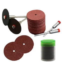 36/72pcs Dremel Accessories Abrasive Sanding Cutting Discs Reinforced Cut Off Grinding Wheels Rotary Blade Disc Cuttter Tools