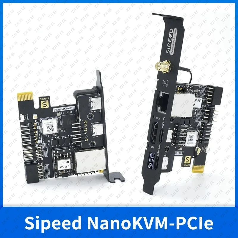 

Sipeed NanoKVM-PCIe for PiKVM Mini Remote Control Operation & Maintenance Server HDMI-compatible RISC-V Optional ETH PoE WiFi