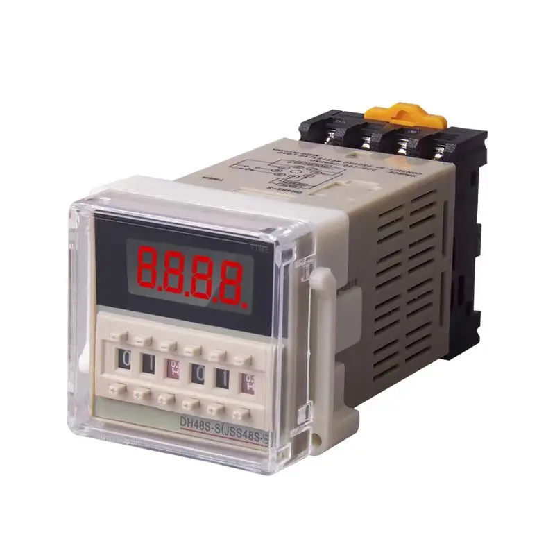 

DH48S-2Z DH48S 0,01 s-99H99M Digitale Programmierbare Zeit Timer Relais Schalter Auf Verzögerung SPDT 2 Gruppen Kontakte AC36V,1