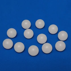 White PP Ball Bead Diameter 2.5/4.762/5/6/7/7.144/7.85/8/9/9.8/10/11.112/12~50mm Solid Plastic Polypropylene Smooth Round Ball