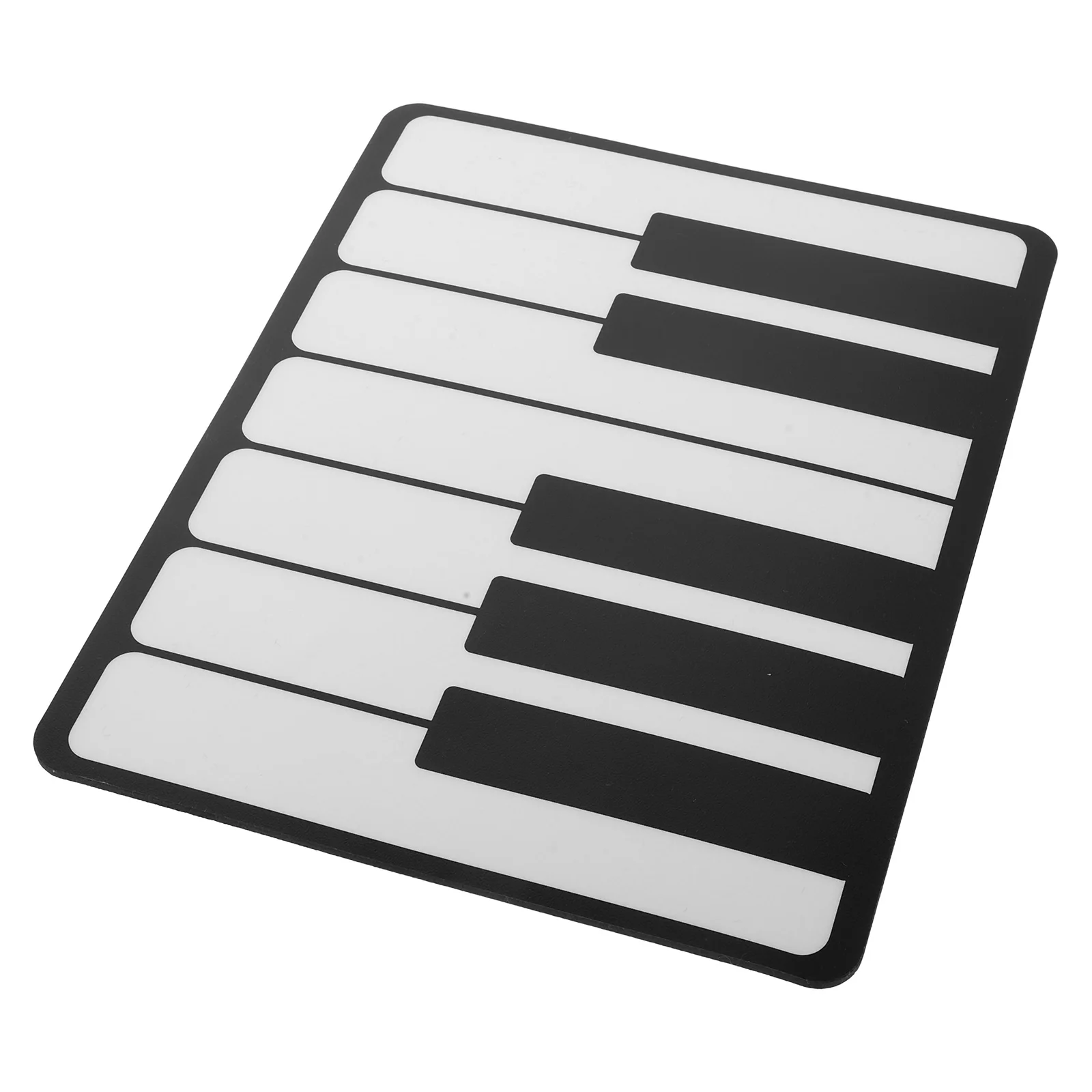 

Extra Wide Piano Keyboard Mouse Pad Black White Rectangle Microfiber Desk Mat for Office Gaming Large Keyboard and Mouse Setup