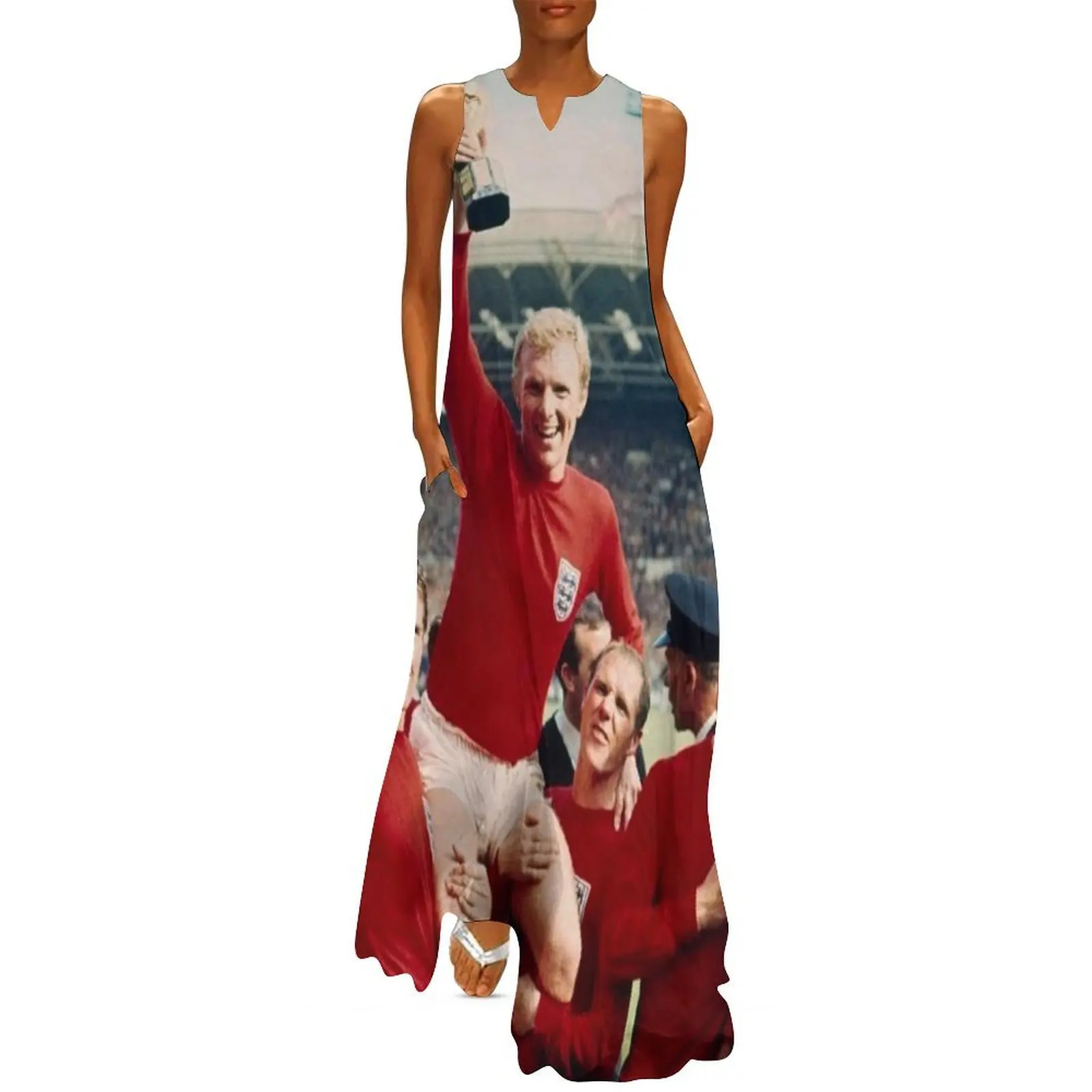 

Bobby Moore 1966 Long Dress summer dress woman 2025 Female dress Women's summer