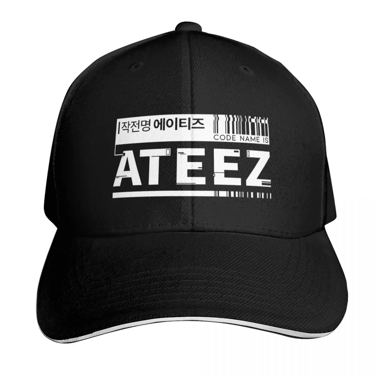 CODE ATEEZ Baseball Cap Quick Dry Performance Cotton Twill Breathable Contrast Two Tone Brim