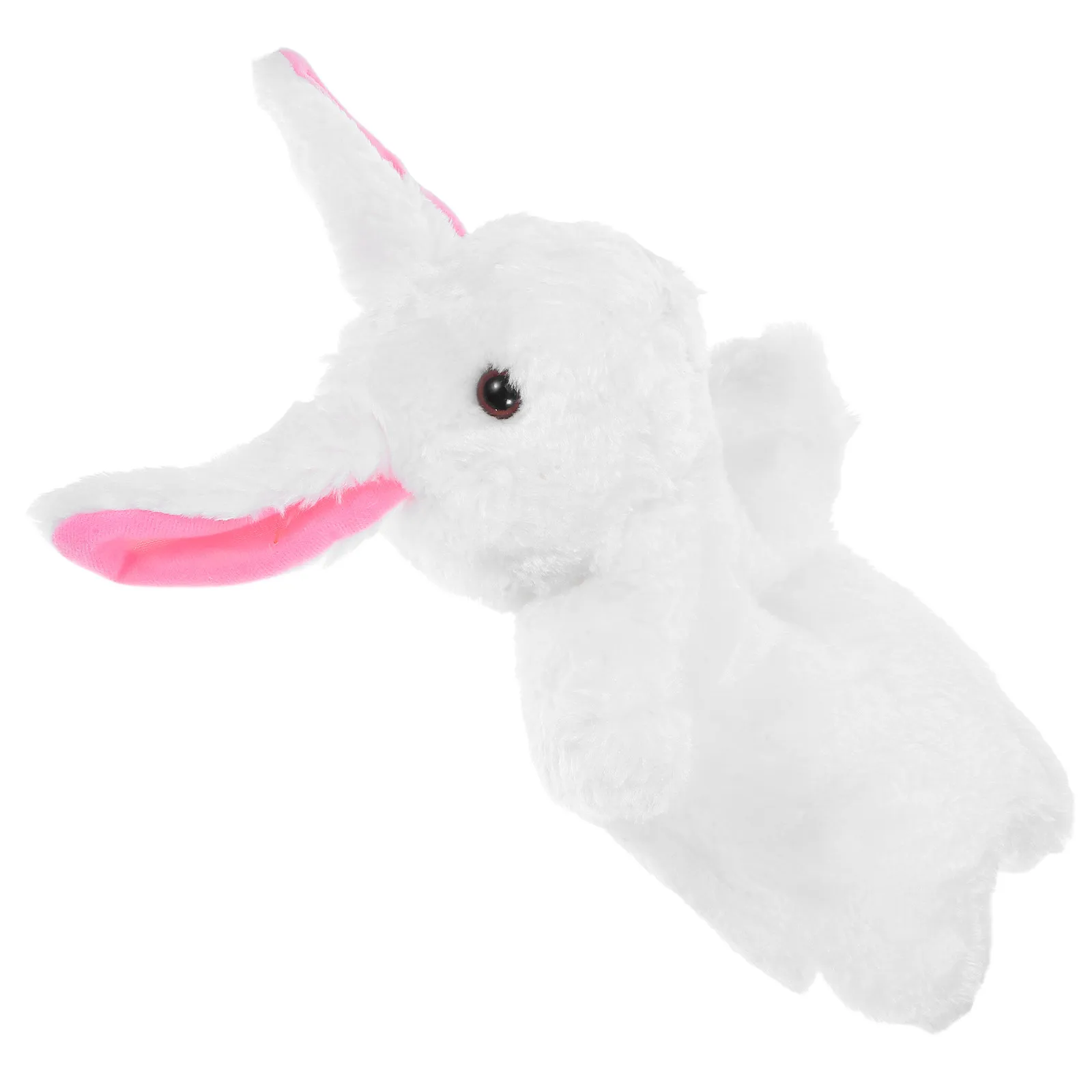 

1 шт. Милая кукла-кролик на руку для малышей, мягкая, приятная для кожи, в виде животного, для рассказывания историй, перчатка-кукла для детей