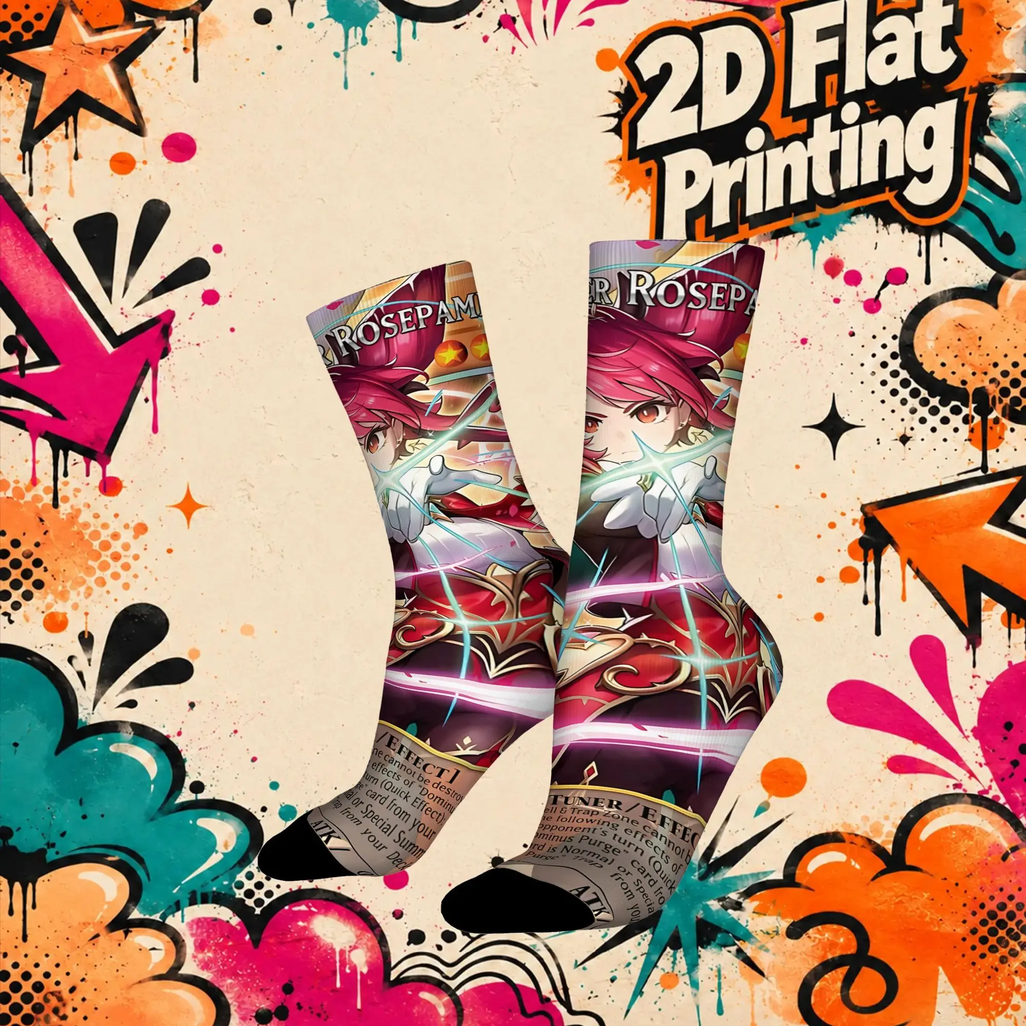 Sport YU GI OH Card Meme Crazy Running Men's compression Socks Unisex items Crew Sock Cycling socks