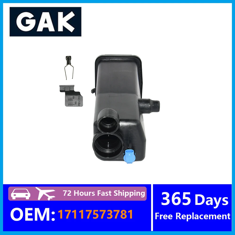 17117573781 GAK Radiator Expansion Tank Sub-Water Bottle Accessories For BMW 3 Series E46 E53 E83 X3 318i 325i 330Ci