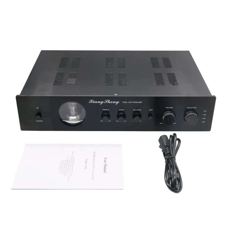 XiangSheng 728A EXQUIS 12AT7 12AU7 6Z4 HIFI ламповый предусилитель с тоном XiangSheng 728A EXQUIS 12AT7 12AU7 6Z4 HIFI ламповый предусилитель с тоном