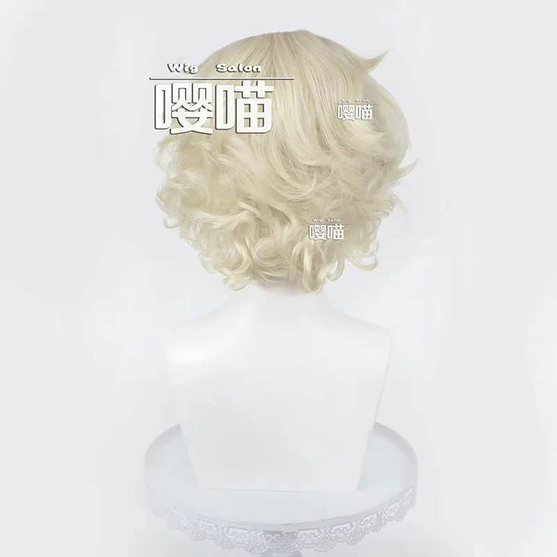 2025 aaa Gamme Identität V Florian Marke Fire Investigator Cosplay Perücke Kurze Gerade Wellenförmige Synthetische Haar Party Owen Spielen Rol