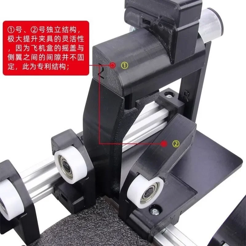 Adjustable folding box fixture, convenient carton assembly and packaging auxiliary manual device