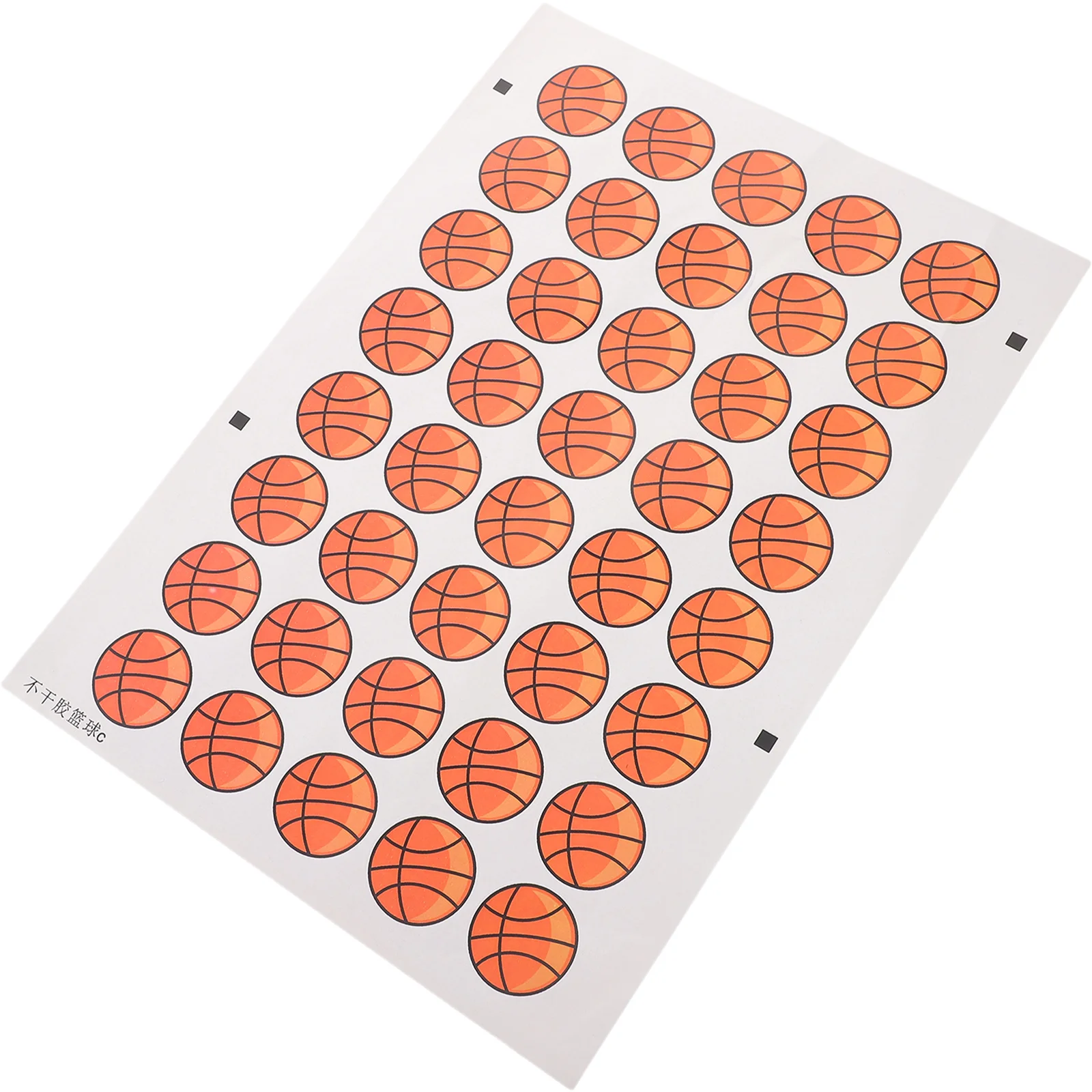 

Basketball Face Temporary Tattoos 1 Sheet Waterproof Self-Adhesive Skin Stickers for Holidays Parties Swimming Travel Club Night