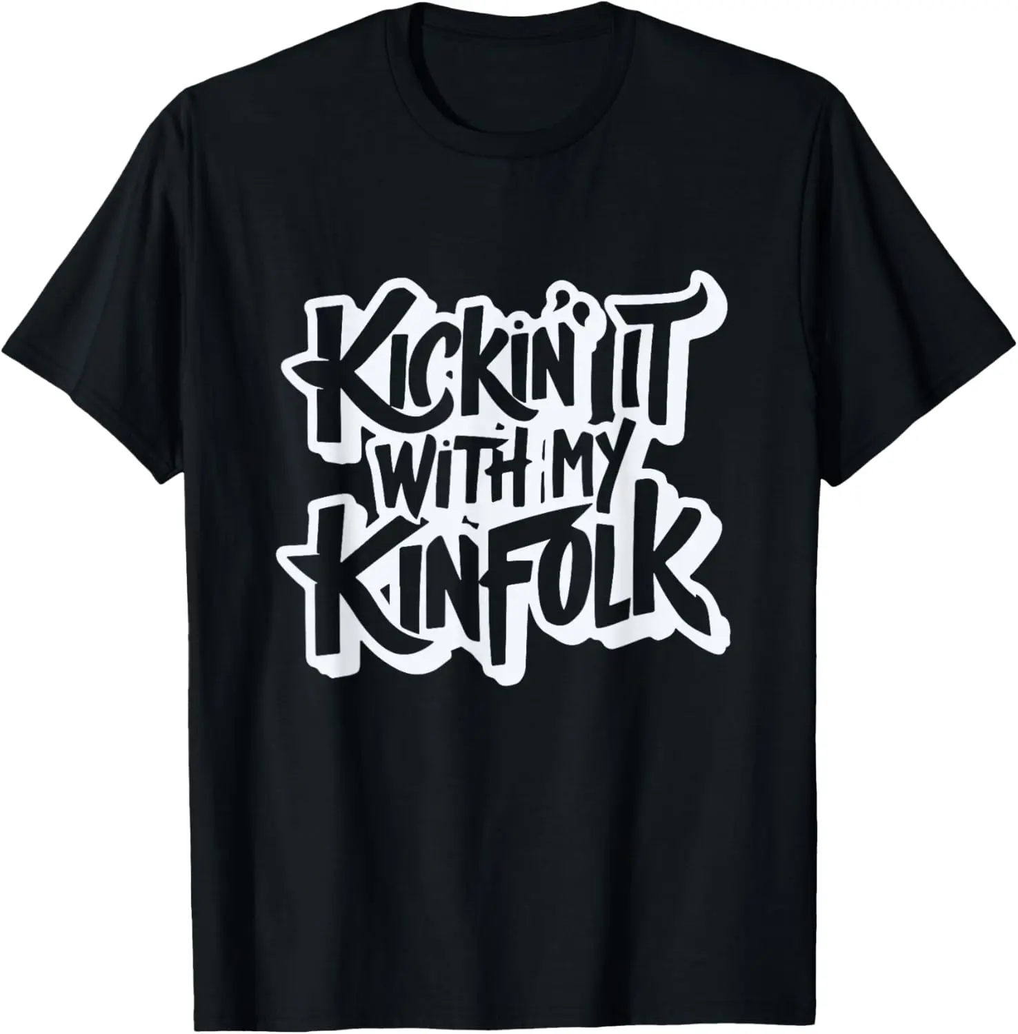 

Забавная футболка Kickin' It With My Kinfolk для воссоединения семьи