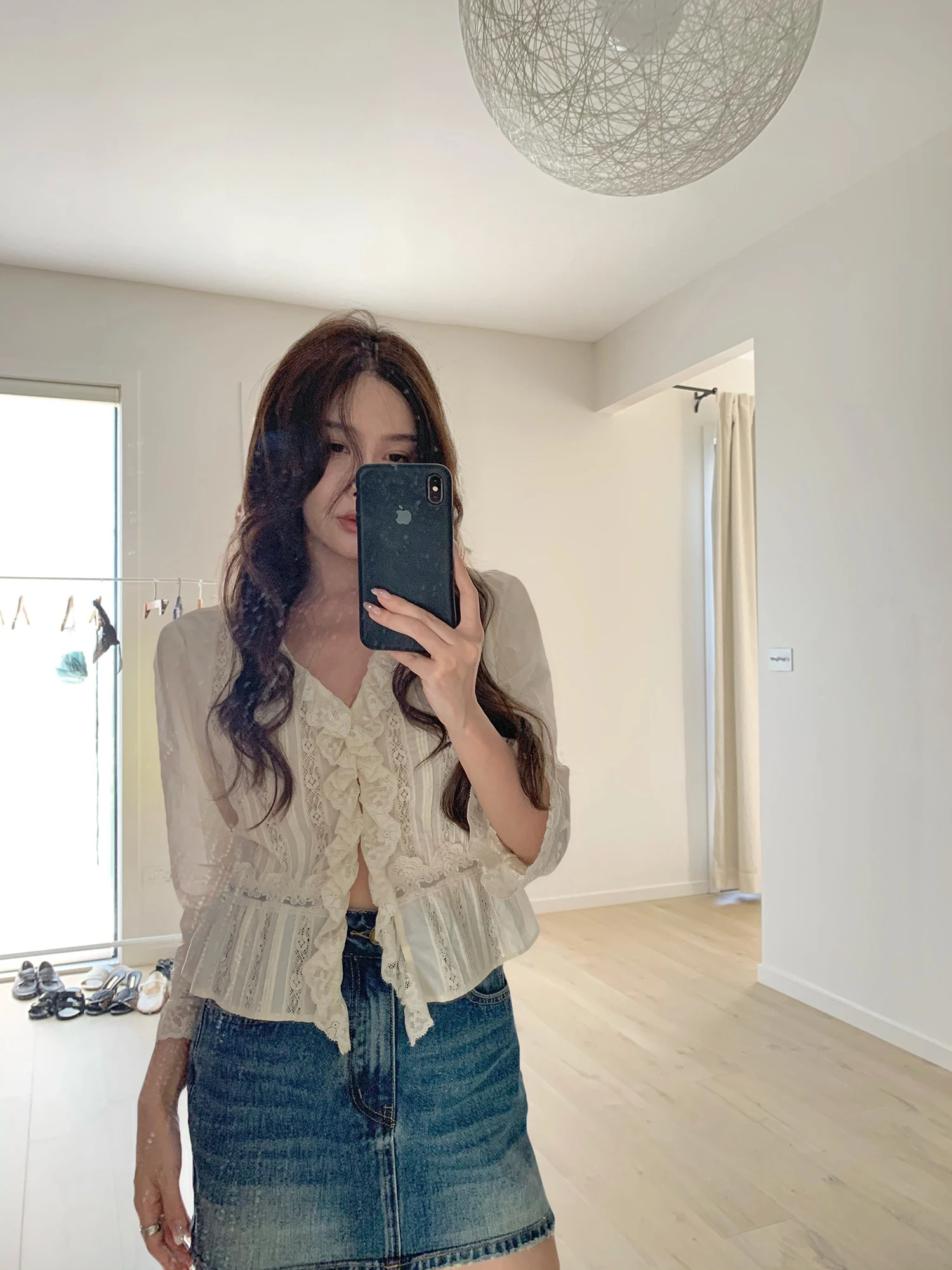 

Schweele Early Spring 2026 Design Sensation Cr Lace Top And f Skirt Set Women's Faion Two-Piece Suit Garden of An...