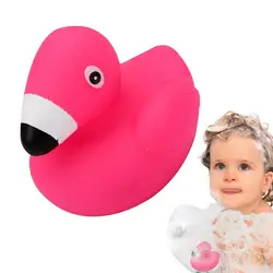 Flamingo Duckies for Kids Mini Rubber Ducks Flamingo Table Decor Delights Mini Decorative Ducks For Birthday Cake Dessert