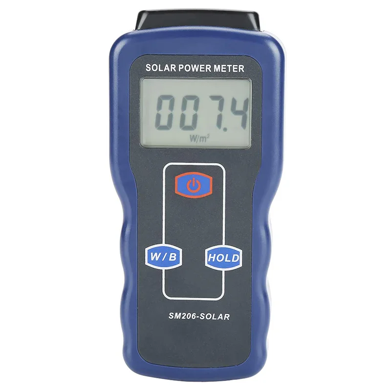 

SM206 0.1~1999.9W/m2 Power Meter for Testing Sun Light Radiation and Solar Panel Placement Digital