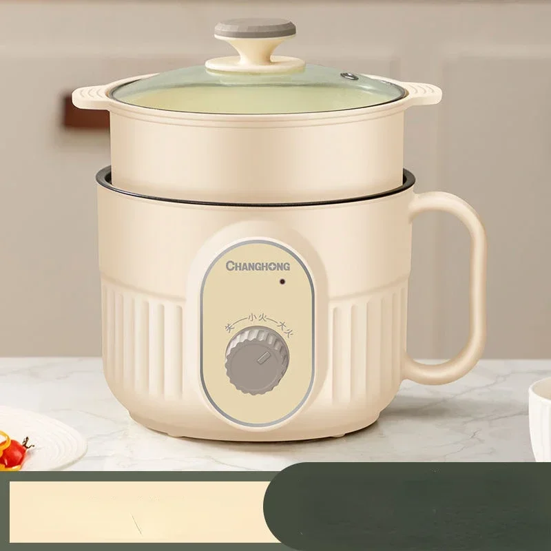 Electric cooker household dormitory noodles small electric pot multifunction electric hot pot cooking rice frying pan