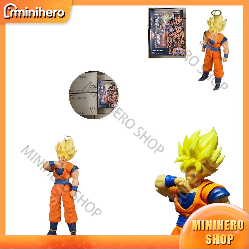 

В наличии: Супер-фигурка Сон Гоку в позе боевых искусств, коллекционная модель в стиле Dragon Ball, настольное украшение