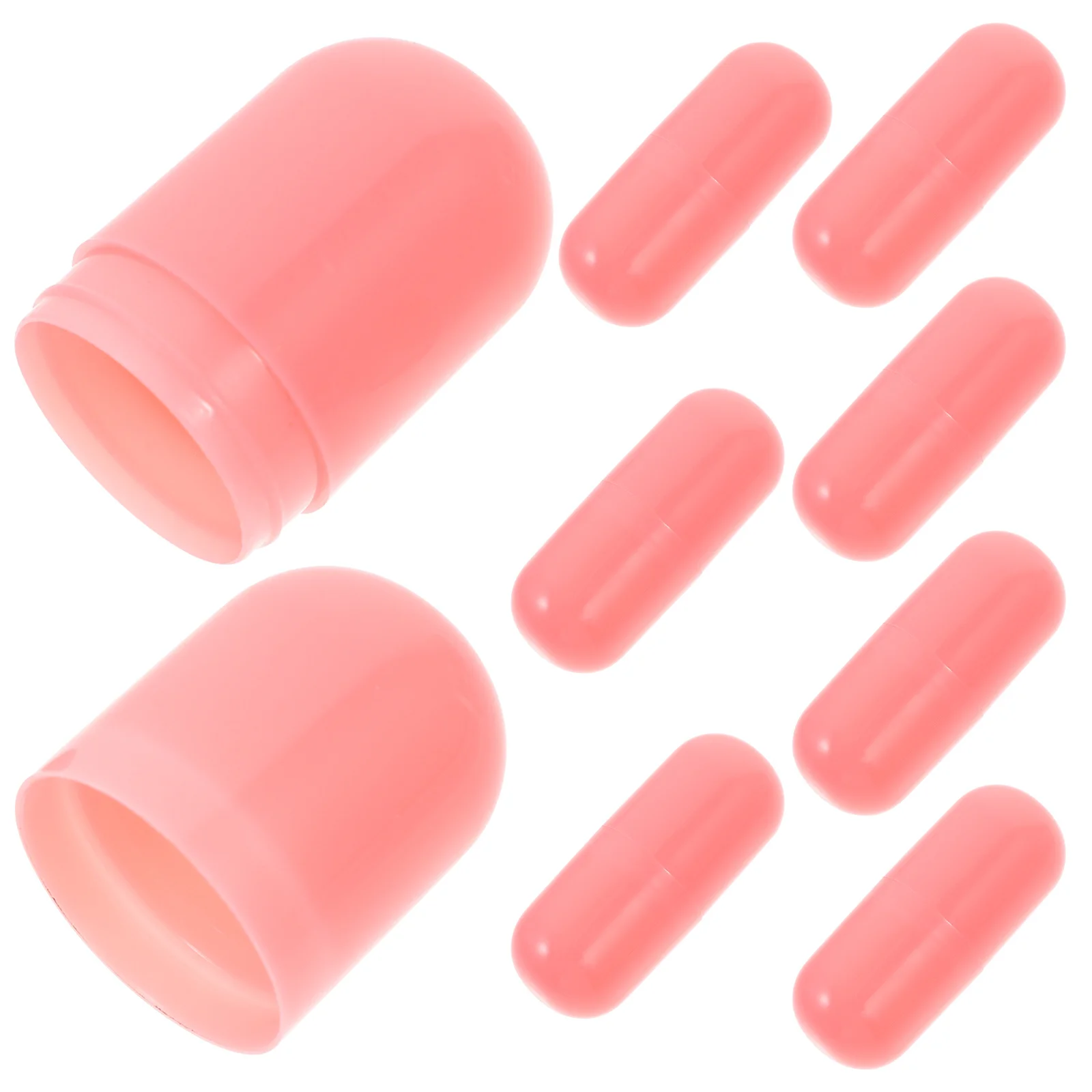8 pezzi mini capsule vuote per rossetto bottiglie riutilizzabili riutilizzabili tubi portatili per balsamo per labbra uso da viaggio mini capsule vuote