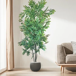 100-180cm Artificial Olive Tree Fake Palm Plants Plastic Olive Leafs Tropical Landscape Plants For Home Garden Office Decor