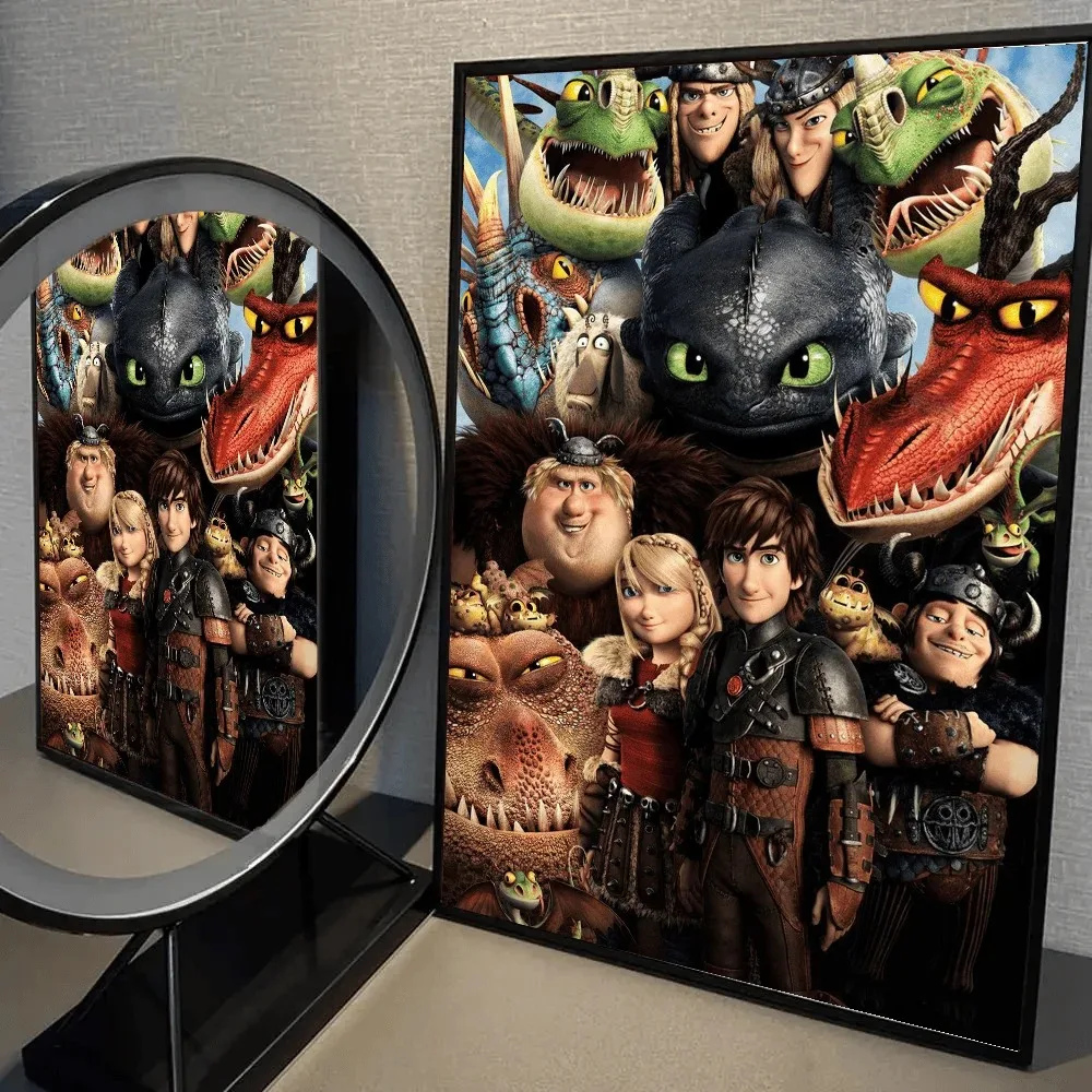 

1000pcs Jigsaw Puzzle,How To Train Your Dragon Puzzle, Perfect for DIY Creative Fun with Family,Gift ,teasing Toy