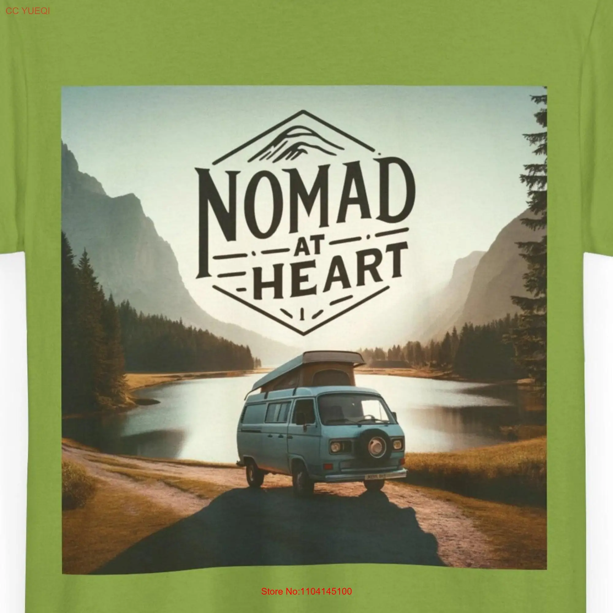 Nomad at Heart Cotton T Shirt long or short sleeves