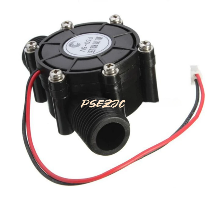 Newest Hot 1PC 80v/12v /5V 10W DC Micro Hydro Generator Tap Water Flow Hydraulic DIY 1/2 Inch Alternative Energy Generators