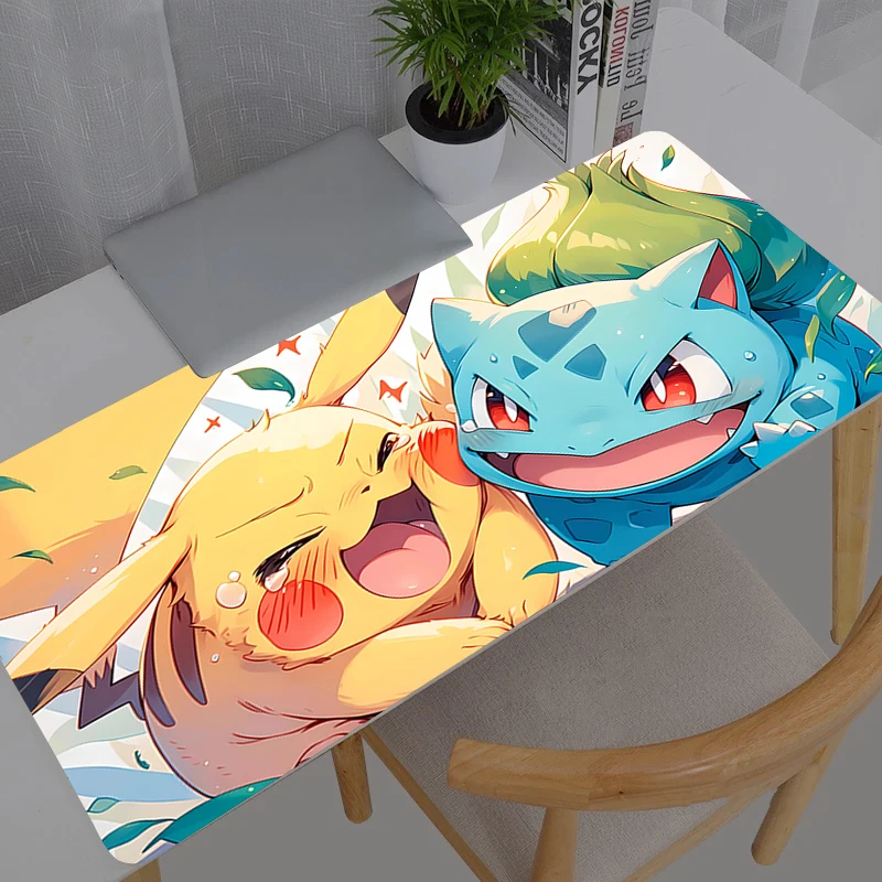 Mouse Pad Gaming Pokemon Pikachu Large Dywan Gamer Keyboard New Desk Mat Table Carpet Mousepad XXL 900x400 For Computer