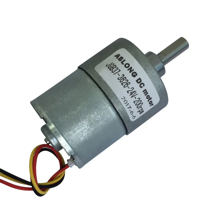 JGB37-3626 Brushless DC geared Gear Motor 12V 24V High Torque Motor Micro Motor High Power  24V 107RPM OR Other