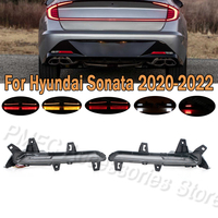LED Rear Bumper Reflector Light Driving Brake Light Stop Lamp Reversing Turn Signal Light For Hyundai Sonata 2020 2021 2022