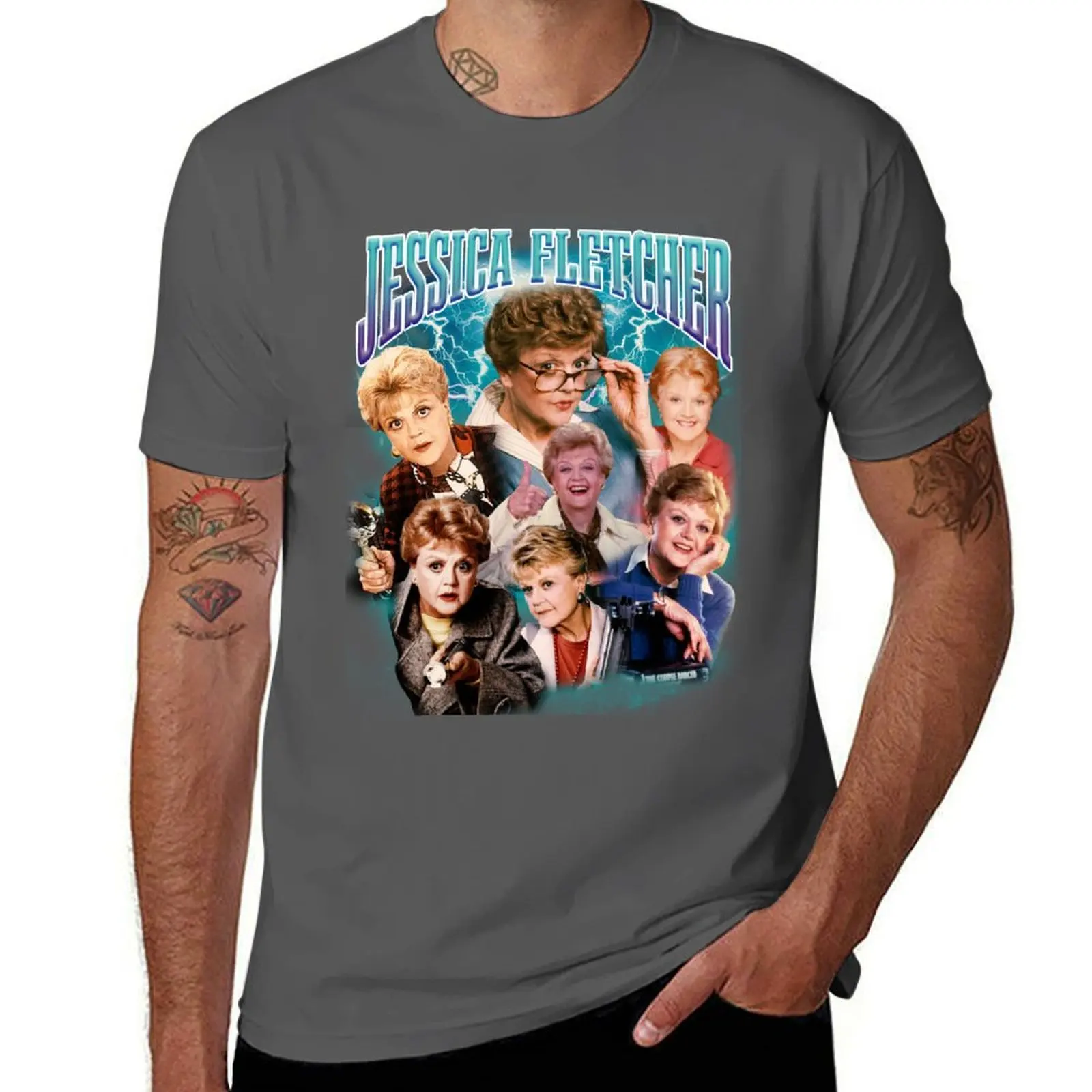 

90'S FLETCHER Bootleg STYLE RAP RETRO JESSICA T-Shirt DESIGN T-Shirt Plus Size All Match Tee Shirt