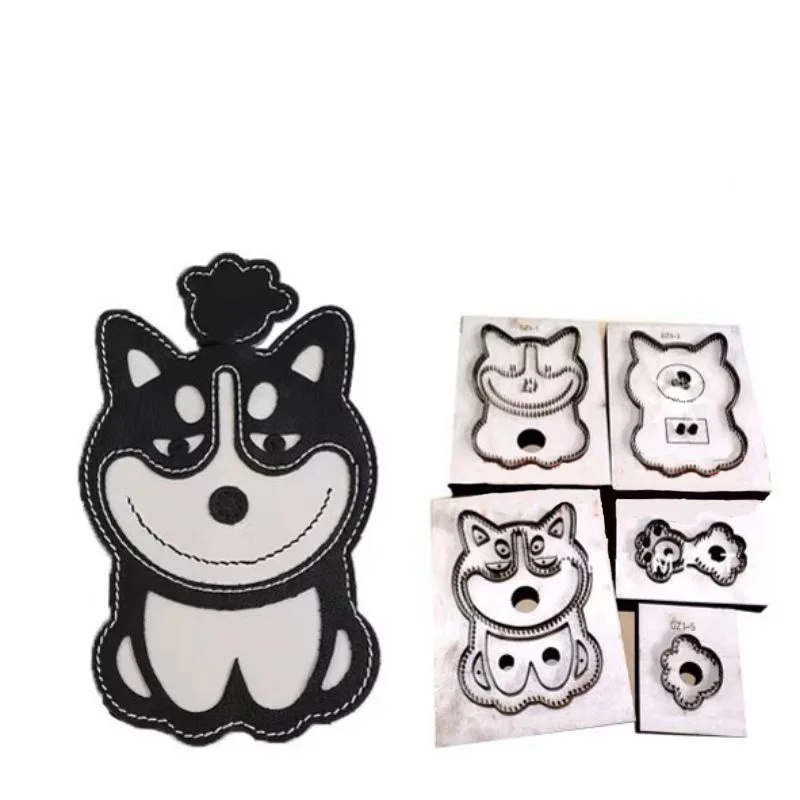 

Husky Dog Leather Goods Knife Molds, Bag and Pendant Knife Molds, Diy Handmade Leather Goods Knife Molds