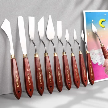 Palette Knife Set – Stainless Steel Spatula for Oil Paint 1