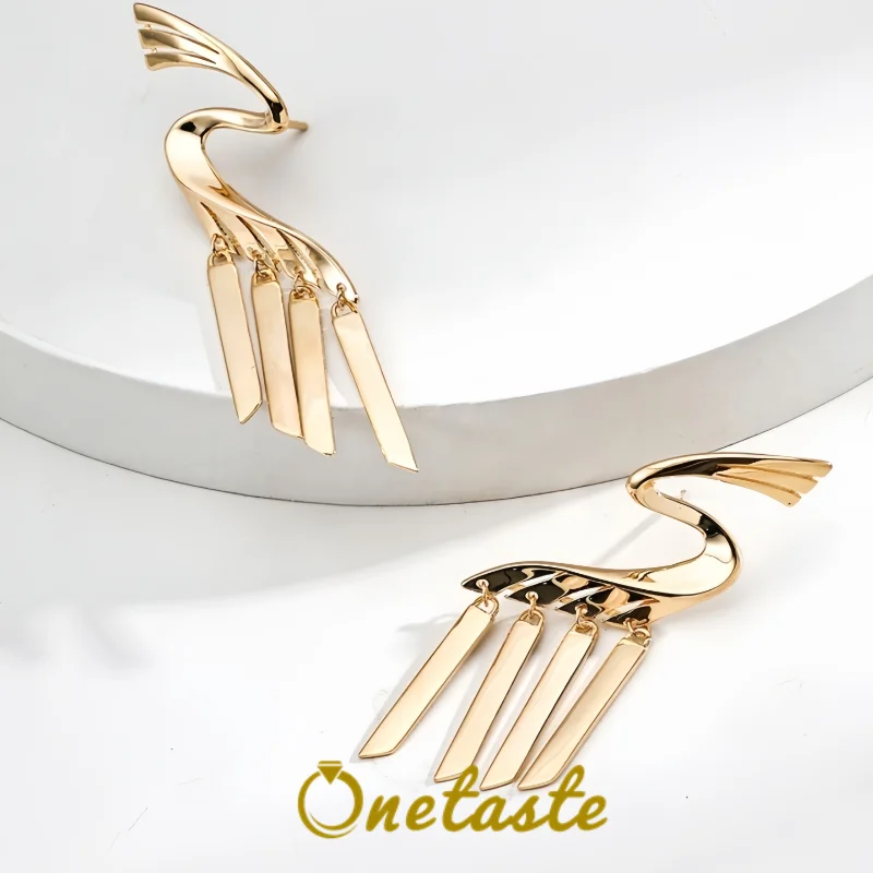 

Серьги-подвески из стерлингового серебра 925 пробы с S-образной полосой и кисточками, женские, геометрические, дизайнерские, модные, массивные, эффектные, для вечеринок, подарок