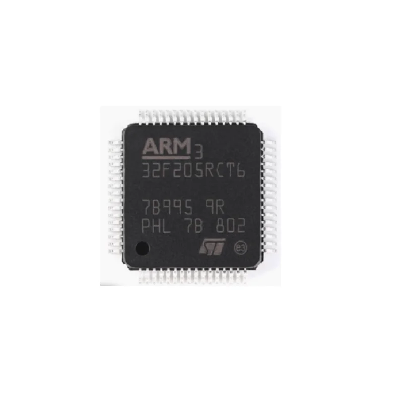 

10PCS/lot STM32F205RET6 STM32F205 3 LQFP-64