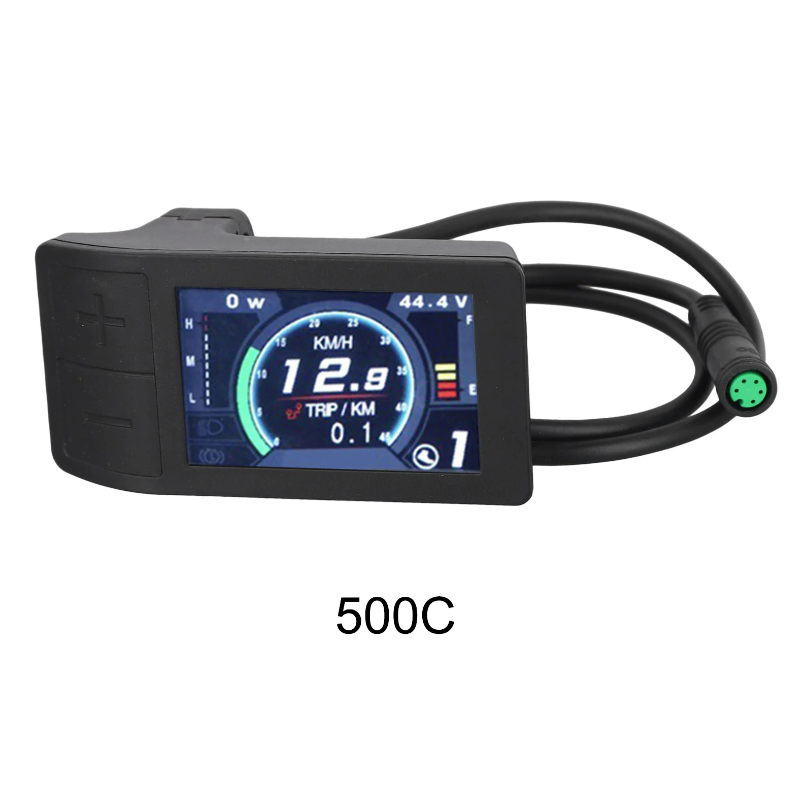 Black 500C Color Display BBS01 02 HD Motor Display Adjustable Brightness Battery Indicator Error Indicator Level Assist