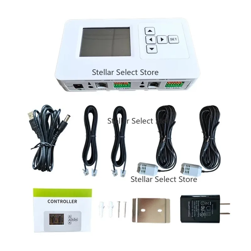 

0-10V PWM Temperature Led Greenhouse Led Grow Light Controller For 40pcs LED Driver Touch Panel Controller 0-10V Dimmer