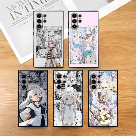 F-Frieren Beyond Journey End Phone Case For Samsung Galaxy S25 S24 S22 S23 Ultra S21 S20 Plus 5G Frosted Full Cover Soft Case