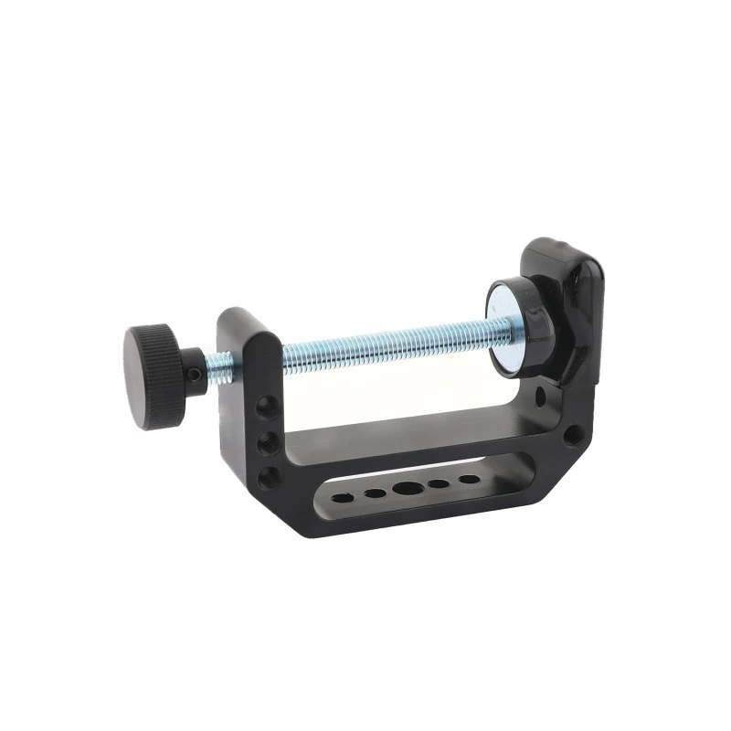 Universal Extended C-Clip, Porous Connection Aluminum Support Fixture Square Board Round Tube Bracket