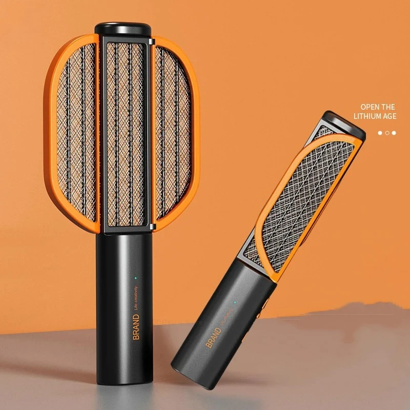 

Electric Flies Killer Light USB Fold Rechargeable Mosquito Swatter Summer Mosquito Trap Racket Anti Insect Bug Zapper
