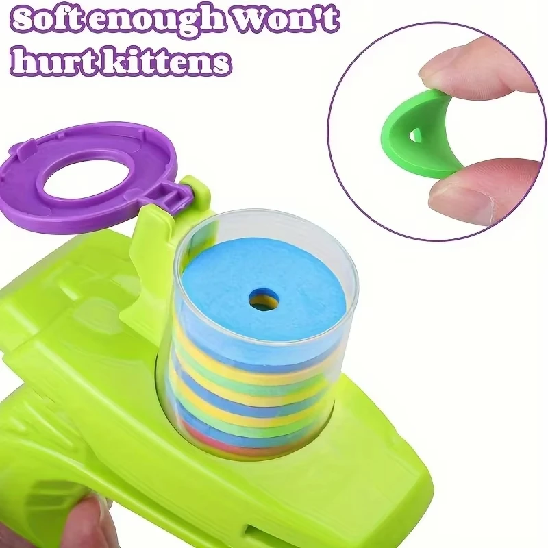 Lanceur de Frisbees en Mousse Réutilisables pour Adultes – Jouet Créatif en Forme de Carotte – Pistolet Anti-Stress pour Adultes – Cadeaux de Décompression