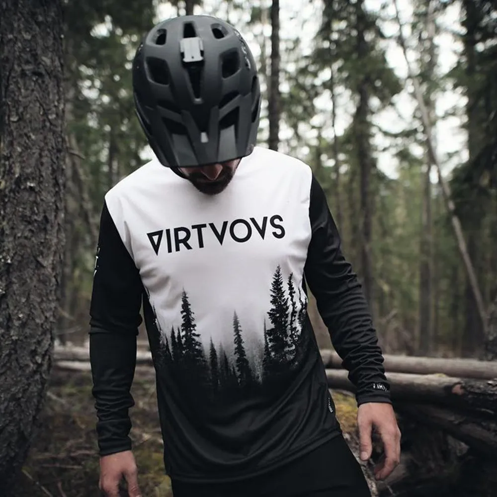 2023 Virtuous Vrts Cruz Mtb Motocross Jersey Bicycle Bmx Mountain Bike Endurance Racing Downhill Ride Cycling T-shirt Dh Maillot