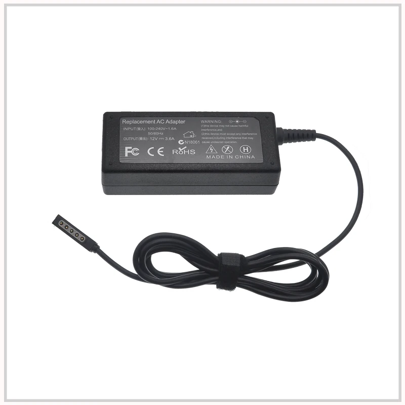 12v 3.6a Charger for Microsoft Surface Pro1 Pro2 Tablet Power Adapter
